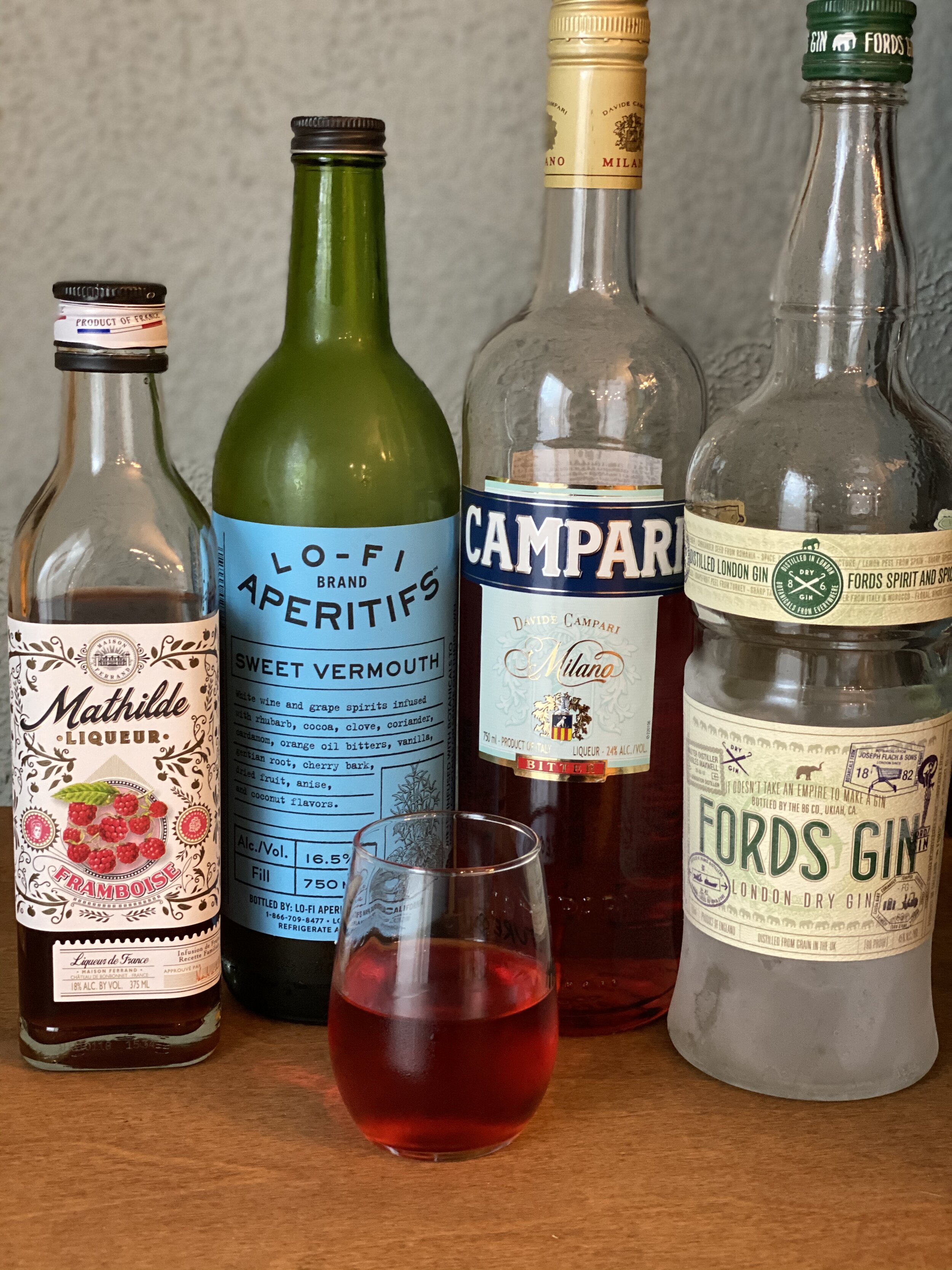 Raspberry Negroni